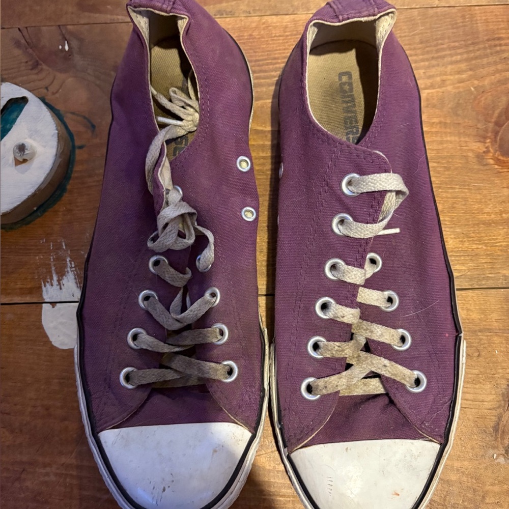 Converse Classic Purple Canvas Shoes